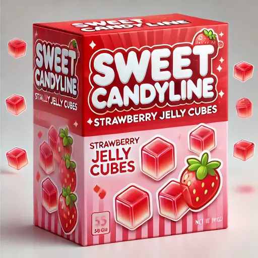 [CAN373] Strawberry Jelly Cubes